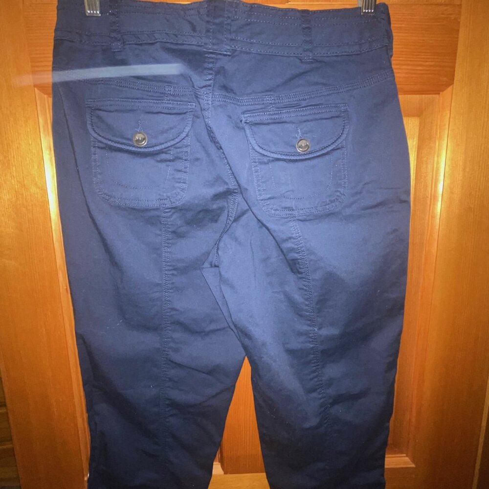 Blue Capris - Picture 2 of 4